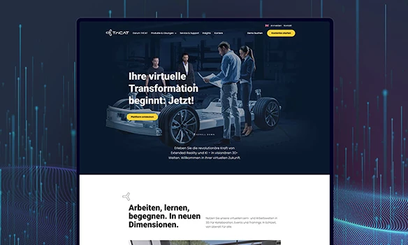 coma Kundenprojekt TriCAT Vorschau Website Relaunch Corporate Websites