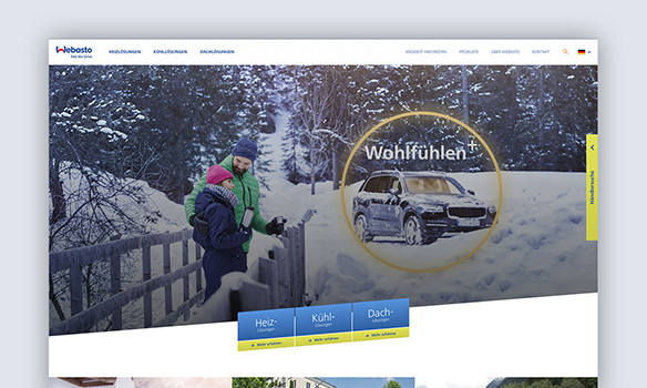 coma Kundenprojekt Webasto Teaser Ergebnis Website Relaunch Screenshot