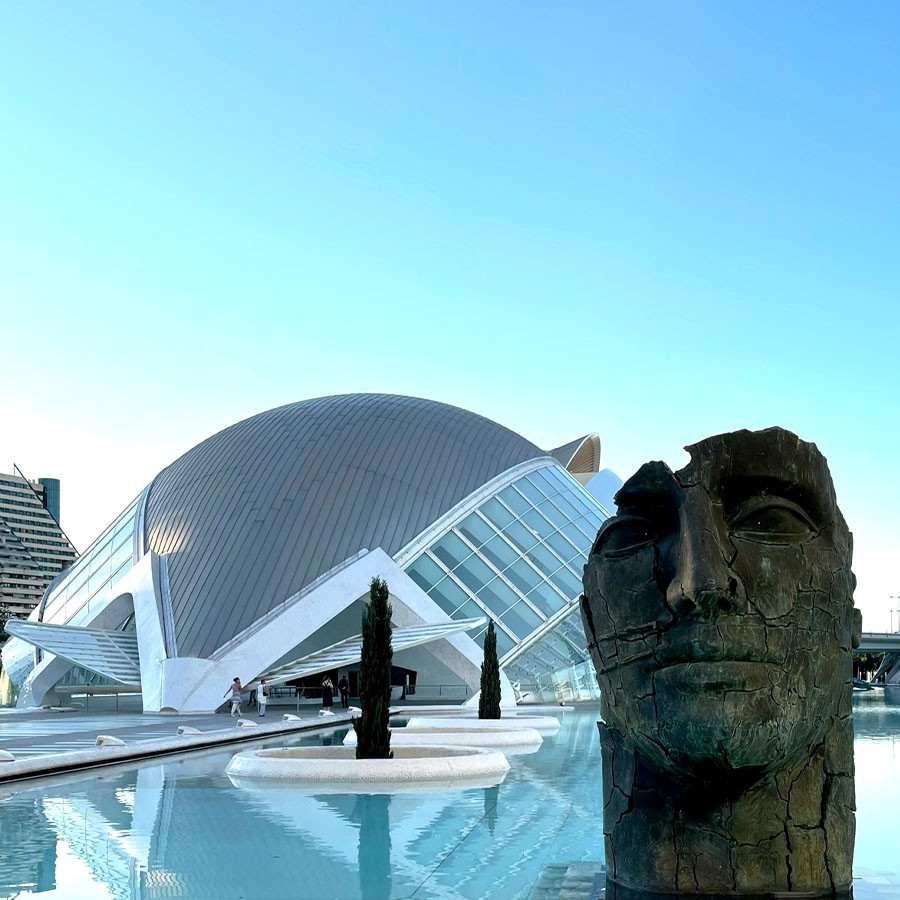 coma Teamevent Valencia Eindruck Sightseeing Stadt der Kultur und Wissenschaft